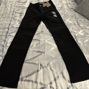 Women’s Levi’s 724 High-Rise Slim Straight Black Jeans       Size: W 27 L 30